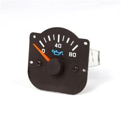 Gauge, Oil Pressure, Black Face, Jeep, Each