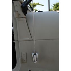 Antenna, Radio, Steel, Chrome, Jeep, Kit