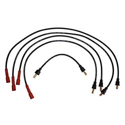 Spark Plug Wires, Direct Replacement, Rubber/Silicone, Includes Coil Wire, Jeep, 2.2L, Set