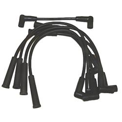 Spark Plug Wires, Direct Replacement, Rubber/Silicone, Includes Coil Wire, Jeep, 4.0L, Set