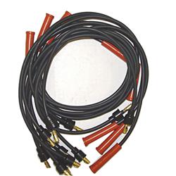 Spark Plug Wires, Direct Replacement, Rubber/Silicone, Includes Coil Wire, Jeep, 5.0L, Set