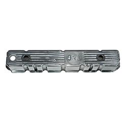 Valve Cover, Cast Aluminum, Polished, 4.2L Logo, Jeep, 4.2L, Each