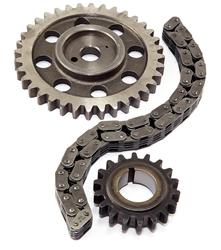 Timing Chain and Gears, 1-Bolt, Single Roller, Steel Sprockets, L6, AMC, Jeep, Kit