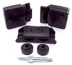 Motor Mounts, Bolt-in, Steel, Black, Transmission Mount, Jeep, 5.0L, Kit