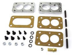 Carburetor Adapter, 0.500 in. Height, Aluminum, Natural, Weber, Each