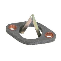 Gasket, V-Bracket, Stainless Steel, Graphite, Carter 1-Barrel, Jeep, 134 L-Head, Each