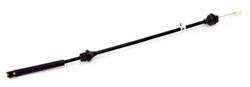 Accelerator Cable, 18.75 in Length, Pull Style, Black, Jeep, Each