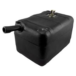 Fuel Tank, Polyethylene, Black, 20 Gallon, 1 in Inlet, Jeep, Each