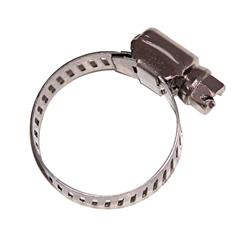 Hose Clamp, Worm Gear, 1.00 in-1.250 in, Stainless Steel, Natural, each