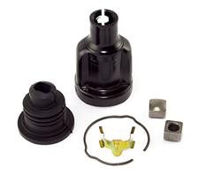 Steering Shaft Coupler, Steel, Black, Power, Jeep, Kit