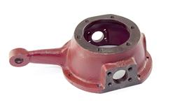 Steering Knuckle, Cast Iron, Drivers Side, Red Powdercoated, Jeep, Each