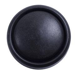 Horn Button, Plastic, Black, Jeep, Each