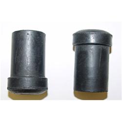 Bushing, Rear Spring Shackle Eye, Rubber, Black, Jeep, Each