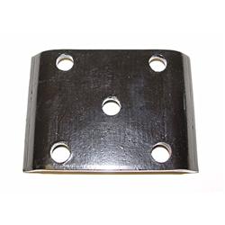 Leaf Spring Mounting Plate, Rear, Steel, Black, Jeep, Each