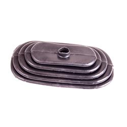 Shifter Boot, Dana 20 Transfer Case Type, Floor, Oval Base, Rubber, Black, Jeep, Manual, Each