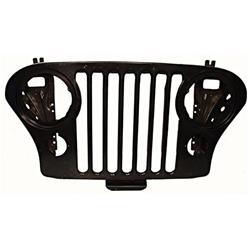 Grille, Replacement, Steel, Black, Jeep, Each