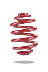 Lowering Springs, Rear, Coil, Red Powdercoated, Pontiac, Each