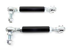 End Links, Aluminum, Black Anodized, Adjustable, Rear, BMW, Pair