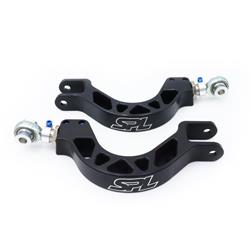 Control Arms, Titanium Series, Rear Upper, Billet Aluminum, Black, for Nissan, Pair