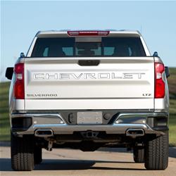 Emblem, Chevrolet, Tailgate Location, Chrome, Chevy, Kit