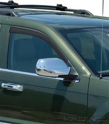 Side Window Visors, Element, In-Channel, Polycarbonate, Smoke, Jeep, Pair