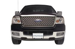 Grille Insert, Main Grille, Stainless Steel, Polished, Designer FX, Ford, Pickup, Each