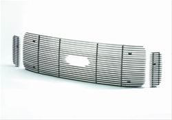 Grille Insert, Main Grille, Billet Aluminum, Polished, Shadow, Ford, Pickup, Each