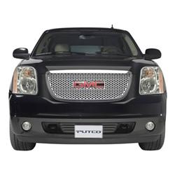 Grille Insert, Main Grille, Stainless Steel, Polished, Punch, GMC, Each