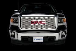 Grille Insert, Punch, Main Grille Position, Stainless Steel, Polished, GMC, Each