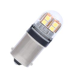 Light Bulbs, LED Light Bulbs, BA 15S G18, LED, White, Pair