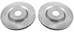 Brake Rotor, Front, RWD, 13.39 in. O.D., 340.1 mm O.D., 5 x 4.75 in., 5 x 120 mm, 1.260 in. Thick, Pair