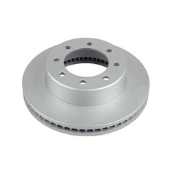 Brake Rotors, Evolution GEOMET Coated, Solid Surface, Iron, Geomet Coated, 14.17 in. O.D., Front, Dodge, Ram, Each