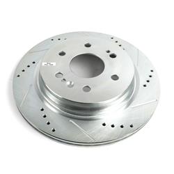 Disc Brake Rotor, PowerStop Evolution Performance Drilled, Slotted & Plated Brake Rotor Pair