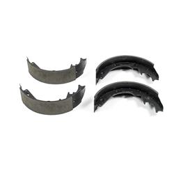 Brake Shoes, Bonded on, Semi-metallic, 2.776 in. Width, Rear, Cadillac, Chevy, GMC, Set