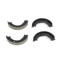 Brake Shoes, Bonded on, Semi-metallic, 1.650 in. Width, Rear, Parking Brake, Chevy, Dodge, Ford, GMC, Hummer, Set