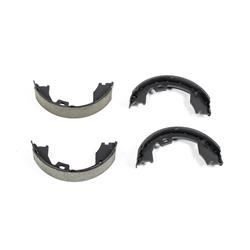 Brake Shoes, Bonded on, Semi-metallic, 1.339 in. Width, Rear, Parking Brake, Dodge, Ford, Ram, Set