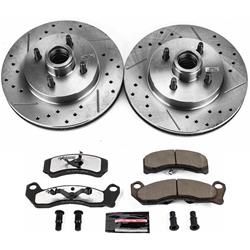 Disc Brake Kit, Z26 Street Warrior Brake Upgrade, Iron, Natural, Carbon Fiber Ceramic, Z26, Front, Ford, Kit