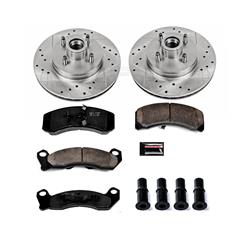 Disc Brake Kit, Z23 Evolution Sport Brake Upgrade, Iron, Natural, Carbon Fiber Ceramic, Z23, Front, Ford, Kit