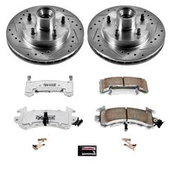 Disc Brake Kit, Z26 Street Warrior Brake Upgrade, Iron, Natural, Carbon Fiber Ceramic, Z26, Front, Buick, Chevrolet, GMC, Oldsmobile, Pontiac, Kit