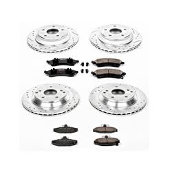 Disc Brake Kit, Z23 Evolution Sport Brake Upgrade, Iron, Zinc Plated, Carbon Fiber Ceramic, Z23, Front, Rear, Chevrolet, Kit