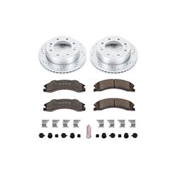 Brake Rotor/Pad, 1-Click, Z36, Iron, Drilled/Slotted, Carbon Ceramic Pad, Front, Chevy, GMC, Kit