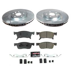 Disc Brake Kit, Front Z23 Daily Driver Carbon-Fiber Brake Pad and Drilled & Slotted Rotor Kit