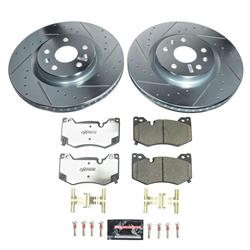 Disc Brake Kit, Z26 Street Warrior Brake Upgrade, Iron, Zinc Plated, Carbon Fiber Ceramic, Z26, Front, Chevrolet, Kit