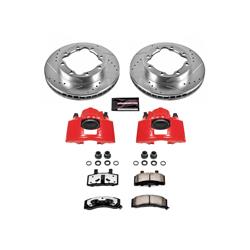 Disc Brake Kit, Z36 Truck and Tow, Front, Drilled/Slotted Rotors, Red Calipers, Chevrolet, Kit