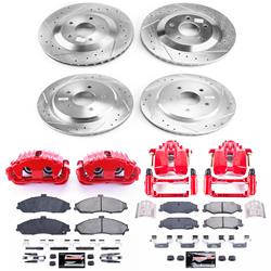 Disc Brake Kit, Z23 Evolution Sport Brake Upgrade, Front and Rear, Cross-Drilled/Slotted Surface, Chevrolet, Kit