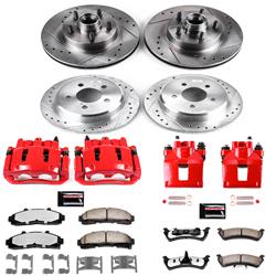 Disc Brake Kit, Z36 Truck and Tow Performance with Calipers, Front and Rear, Ford, Mercury, Kit