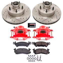 Disc Brake Kit, Z23 Evolution Sport Brake Upgrade, Front, Cross-Drilled/Slotted Surface, Buick, Chevrolet, Oldsmobile, Pontiac, Kit