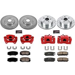 Disc Brake Kit, Z23 Evolution Sport Brake Upgrade with Calipers, Front and Rear, Chevy, GMC, Kit