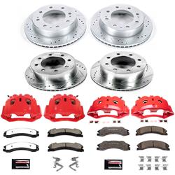 Disc Brake Kit, Z36 Truck and Tow Performance Brake Kit, Front and Rear, Cross-Drilled/Slotted Surface, Chevrolet, GMC, Kit