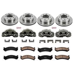 Disc Brake Kit, Stock Replacement, Front and Rear, Solid Surface Rotors, Chevy, GMC, Kit